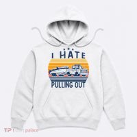Boat Captain I Hate Pulling Out Vintage Hoodie thumb 0