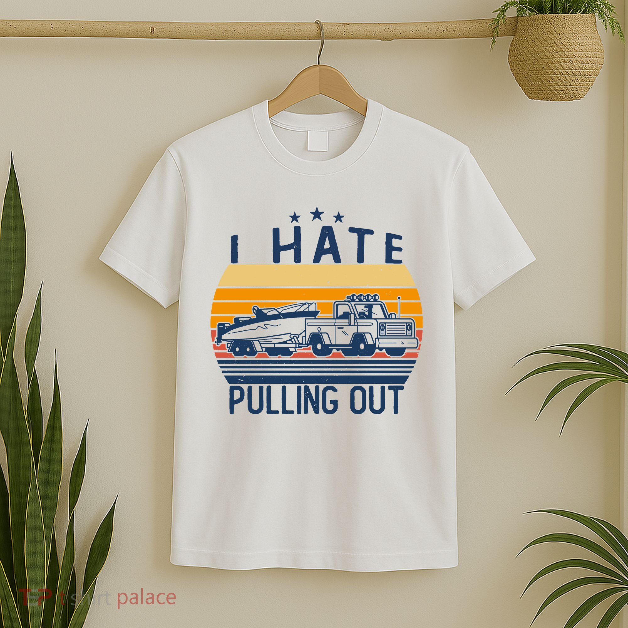 Boat Captain I Hate Pulling Out Vintage T-Shirt