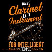 Bass Clarinet Instrument For Intelligent People Stripe Pom Pom Beanie thumb 2