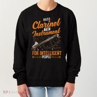 Bass Clarinet Instrument For Intelligent People Women's Sweatshirt thumb 0