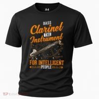 Bass Clarinet Instrument For Intelligent People Cooling Performance Crew T-Shirt thumb 0