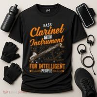Bass Clarinet Instrument For Intelligent People Cooling Performance Crew T-Shirt thumb 3