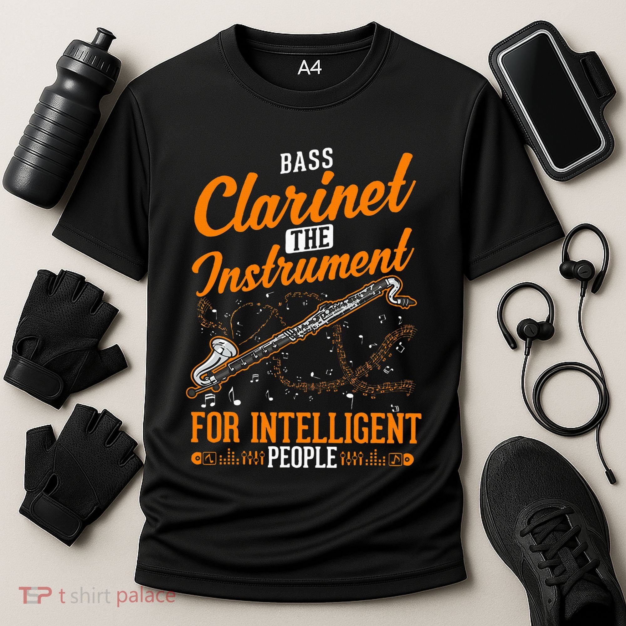 Bass Clarinet Instrument For Intelligent People Cooling Performance Crew T-Shirt