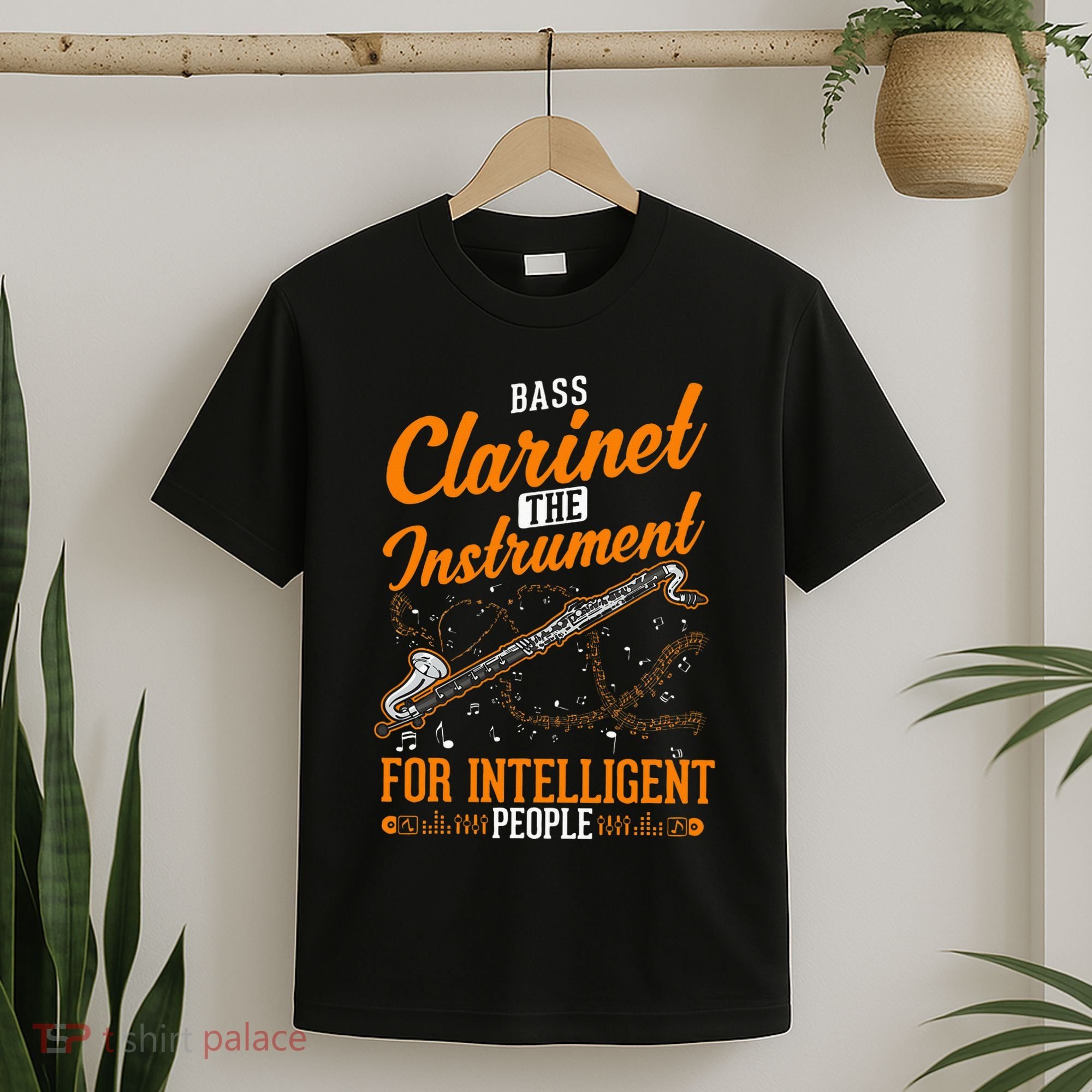 Bass Clarinet Instrument For Intelligent People T-Shirt