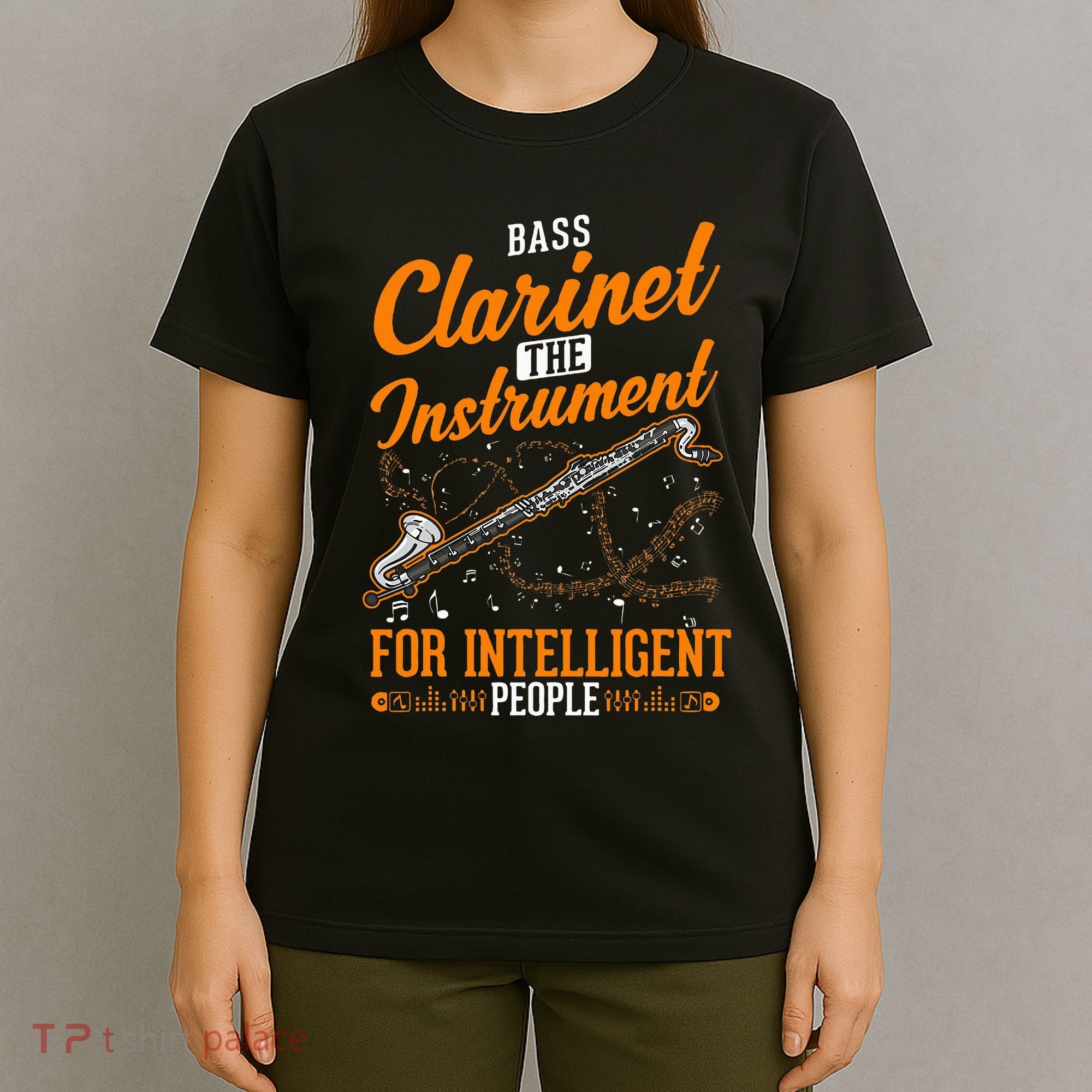 Bass Clarinet Instrument For Intelligent People T-Shirt