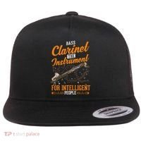 Bass Clarinet Instrument For Intelligent People Flat Bill Trucker Hat thumb 0