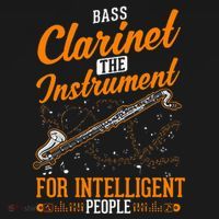 Bass Clarinet Instrument For Intelligent People Women's Hoodie thumb 2