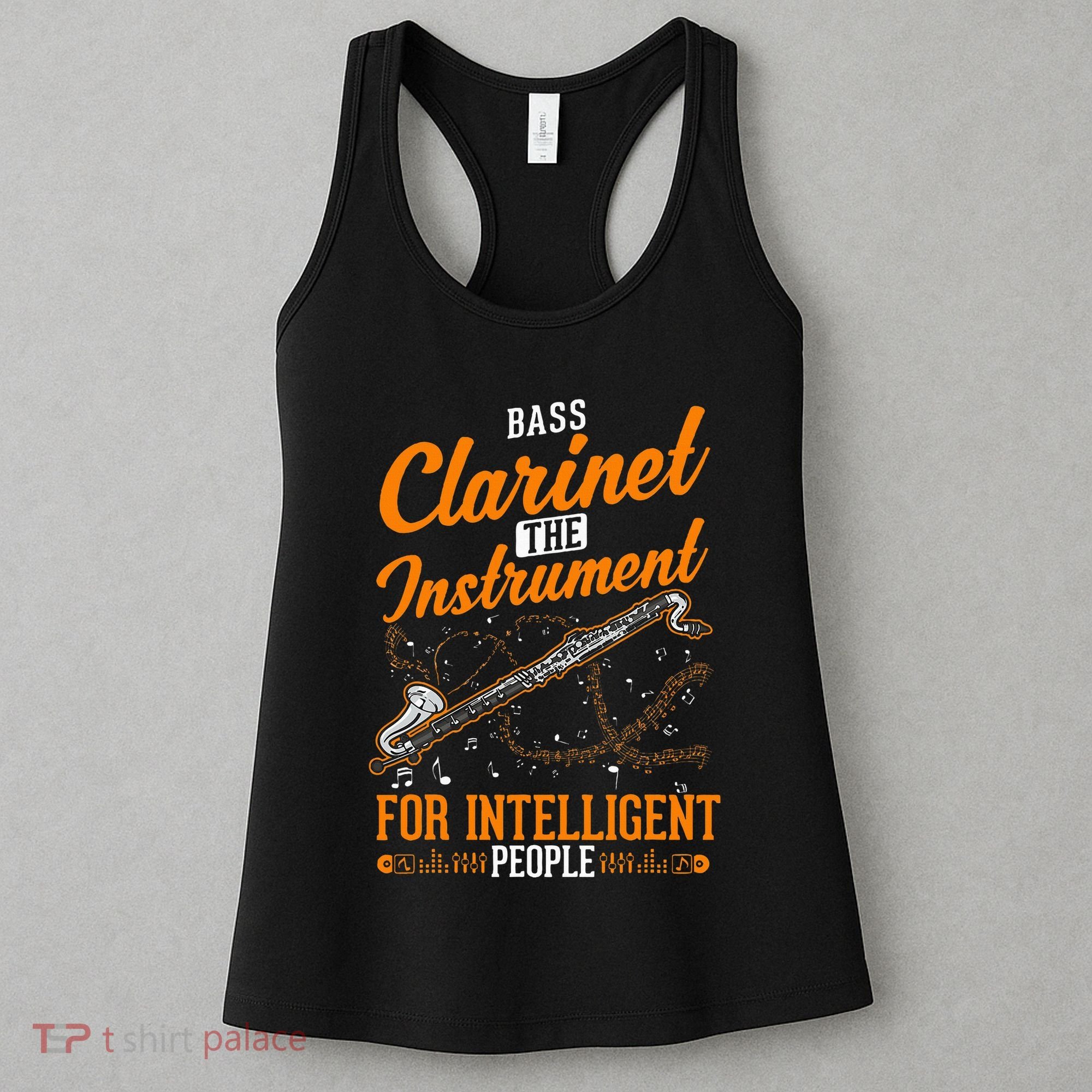 Bass Clarinet Instrument For Intelligent People Women's Tank Top