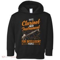 Bass Clarinet Instrument For Intelligent People Toddler Hoodie thumb 0