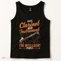 Bass Clarinet Instrument For Intelligent People Tank Top thumb 2
