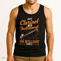 Bass Clarinet Instrument For Intelligent People Tank Top thumb 3