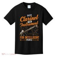Bass Clarinet Instrument For Intelligent People Kids T-Shirt thumb 0