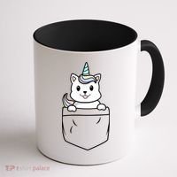 Baby Caticorn In Pocket Coffee Mug thumb 1