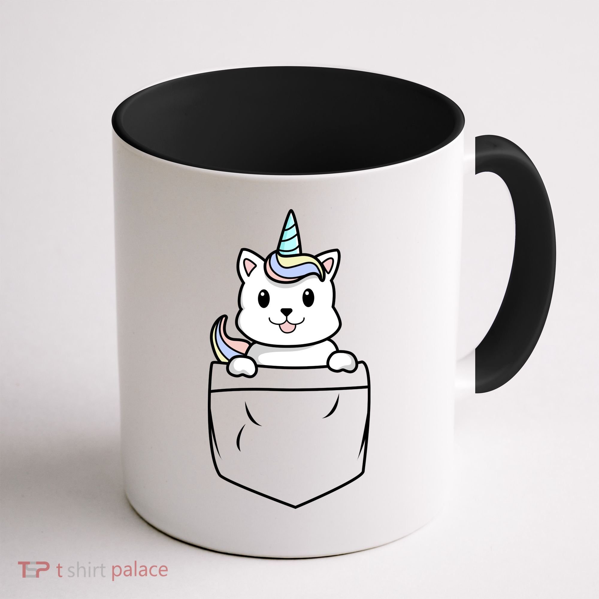 Baby Caticorn In Pocket Coffee Mug