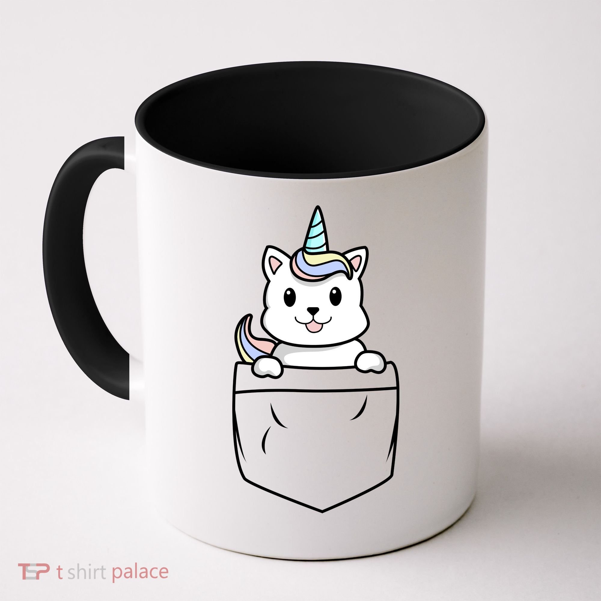 Baby Caticorn In Pocket Coffee Mug