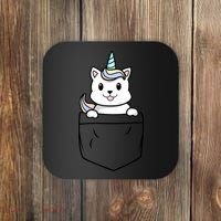 Baby Caticorn In Pocket Coaster thumb 0
