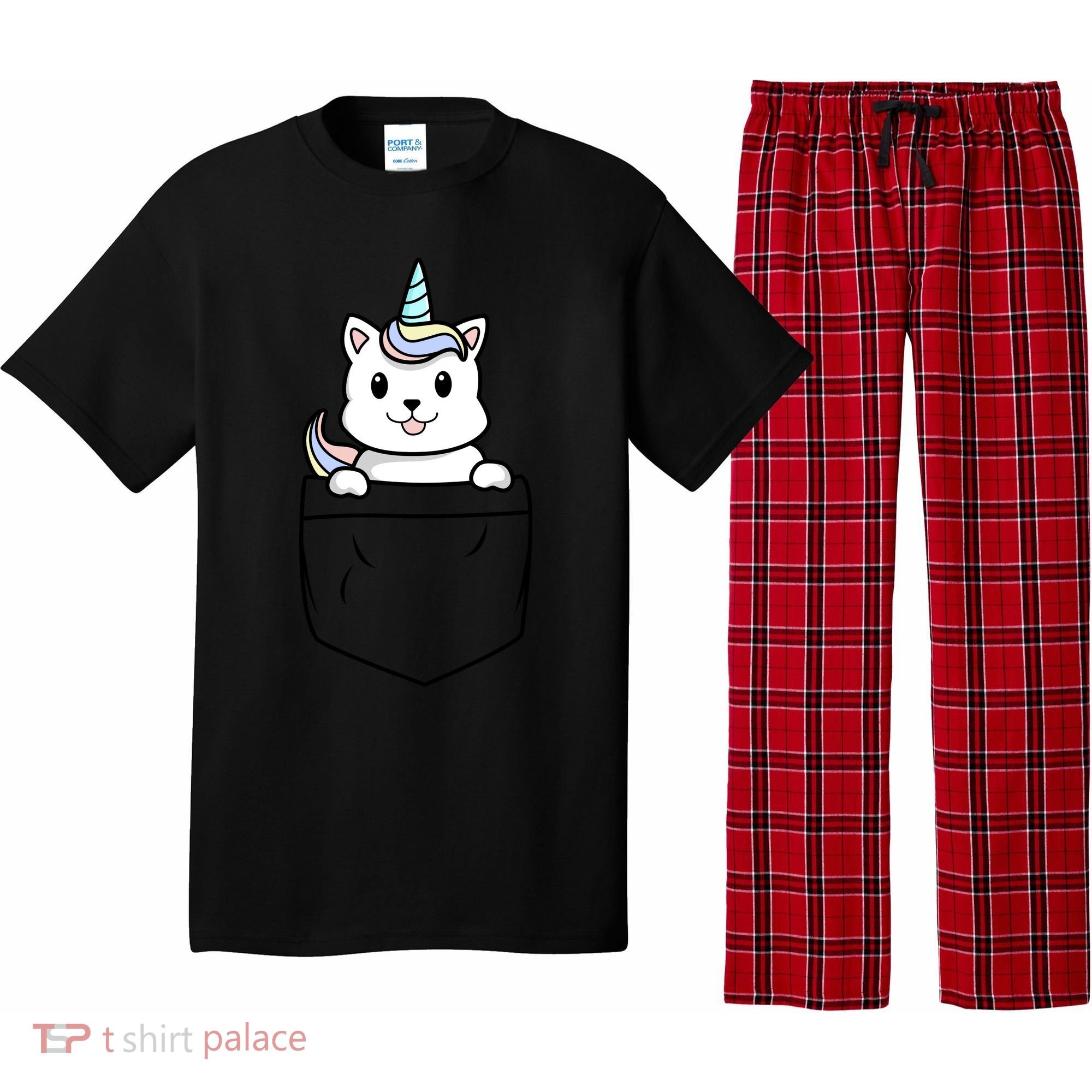Baby Caticorn In Pocket Pajama Set