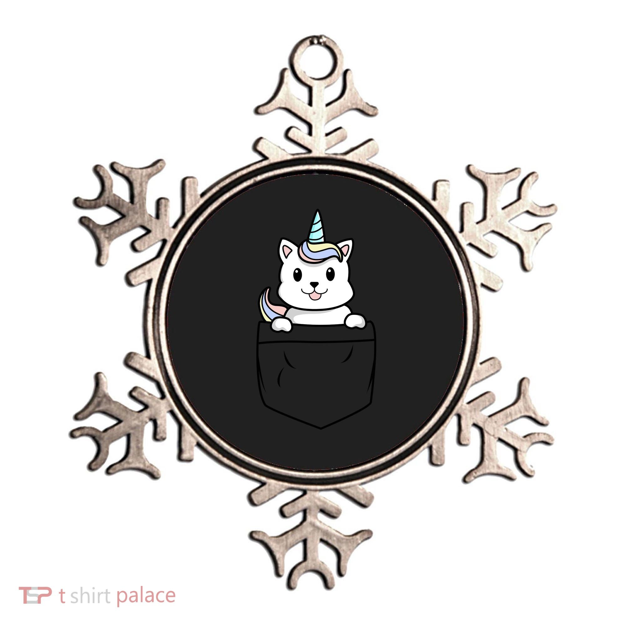 Baby Caticorn In Pocket Ornament