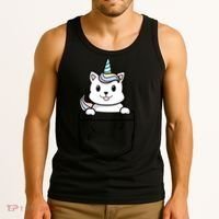 Baby Caticorn In Pocket Tank Top thumb 3