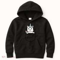 Baby Caticorn In Pocket Kids Hoodie thumb 0