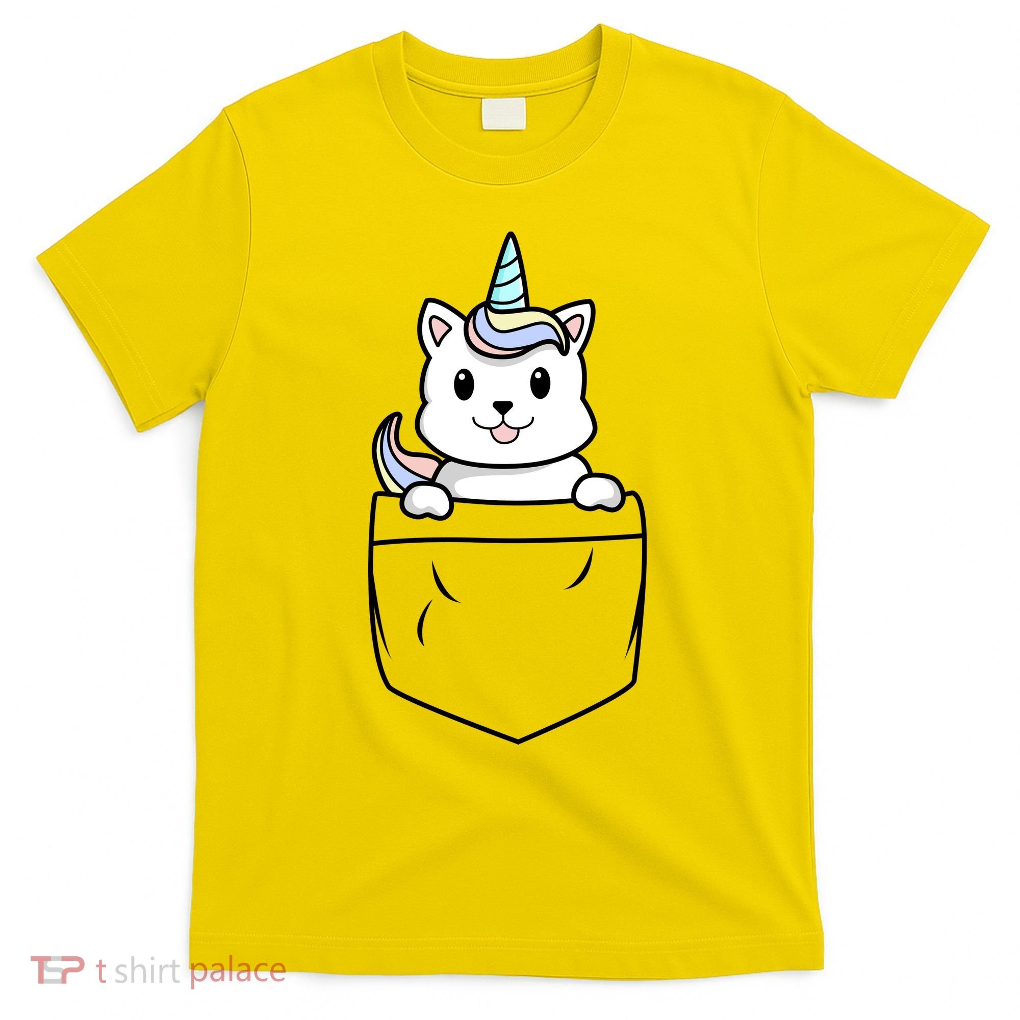 Baby Caticorn In Pocket T-Shirt