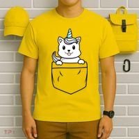 Baby Caticorn In Pocket T-Shirt thumb 6