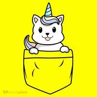 Baby Caticorn In Pocket Baby Bodysuit thumb 2