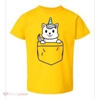 Baby Caticorn In Pocket Toddler T-Shirt thumb 0