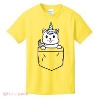 Baby Caticorn In Pocket Kids T-Shirt thumb 0