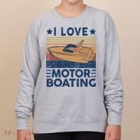 Boat Captain I Love Motorboating Motorboating Women's Sweatshirt thumb 0