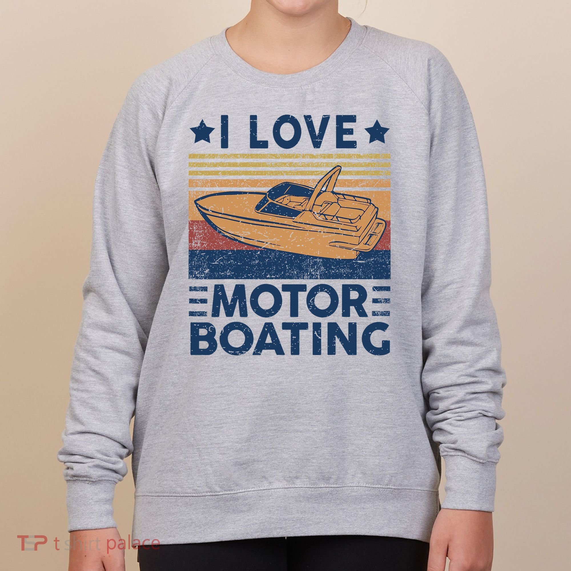 Boat Captain I Love Motorboating Motorboating Women's Sweatshirt