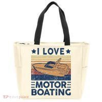 Boat Captain I Love Motorboating Motorboating Tote Bag thumb 0