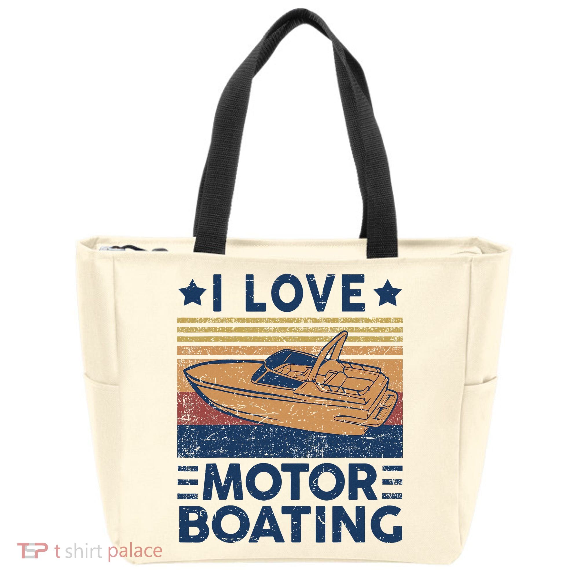 Boat Captain I Love Motorboating Motorboating Tote Bag