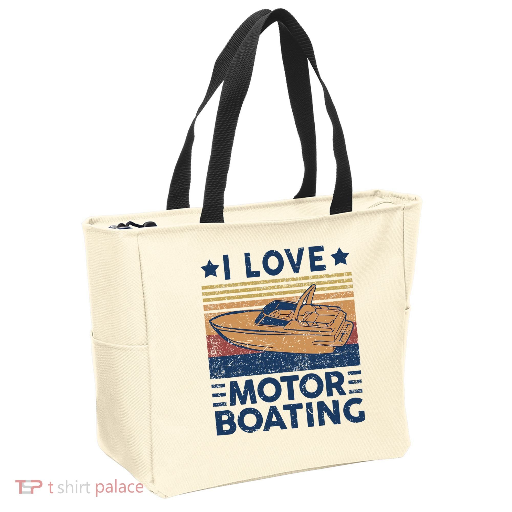 Boat Captain I Love Motorboating Motorboating Tote Bag