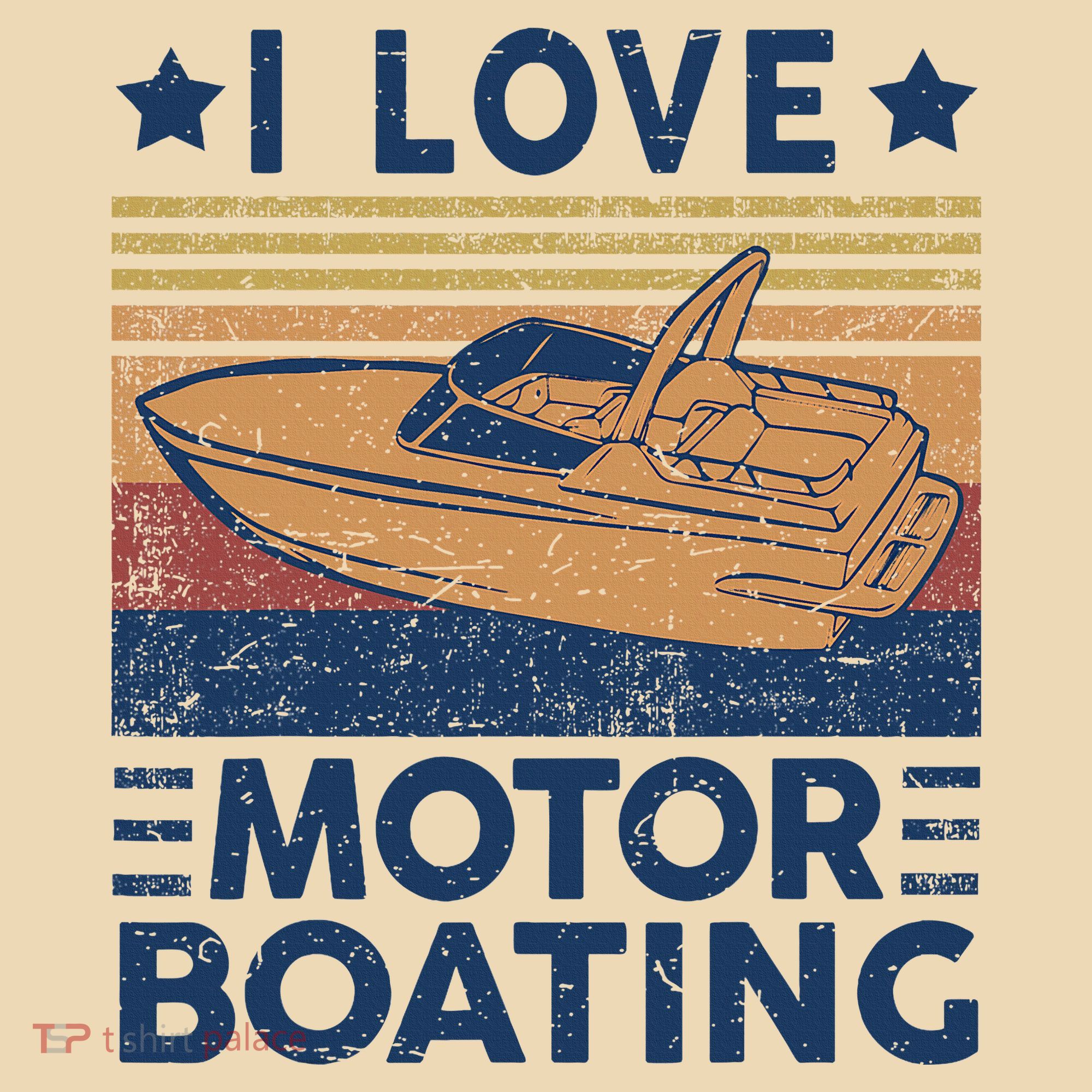 Boat Captain I Love Motorboating Motorboating Tote Bag