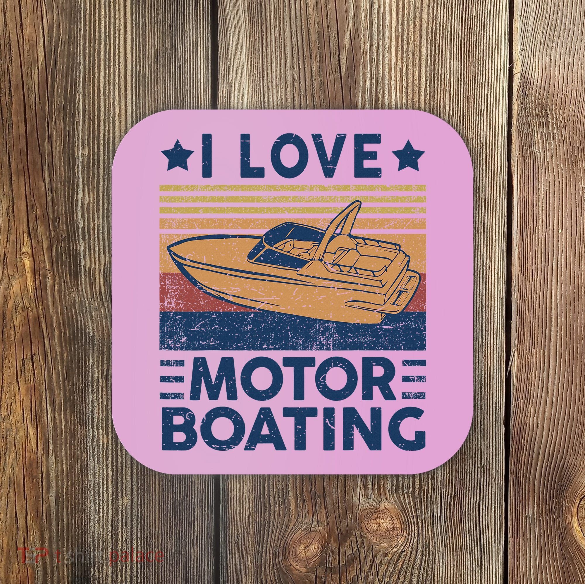 Boat Captain I Love Motorboating Motorboating Coaster