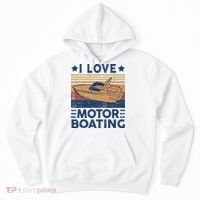 Boat Captain I Love Motorboating Motorboating Hoodie thumb 0
