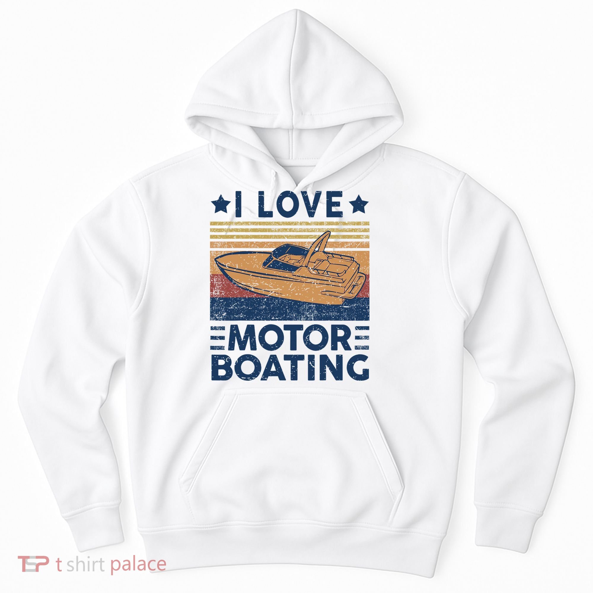 Boat Captain I Love Motorboating Motorboating Hoodie