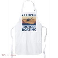 Boat Captain I Love Motorboating Motorboating Apron thumb 0