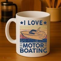 Boat Captain I Love Motorboating Motorboating Coffee Mug thumb 4