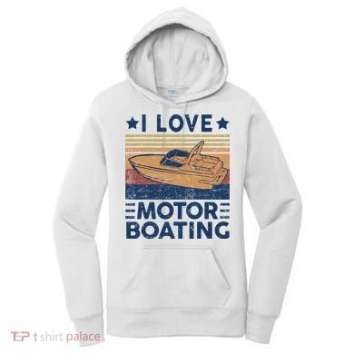 Boat Captain I Love Motorboating Motorboating Women's Hoodie
