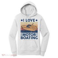 Boat Captain I Love Motorboating Motorboating Women's Hoodie thumb 0