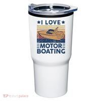 Boat Captain I Love Motorboating Motorboating Tumbler thumb 0