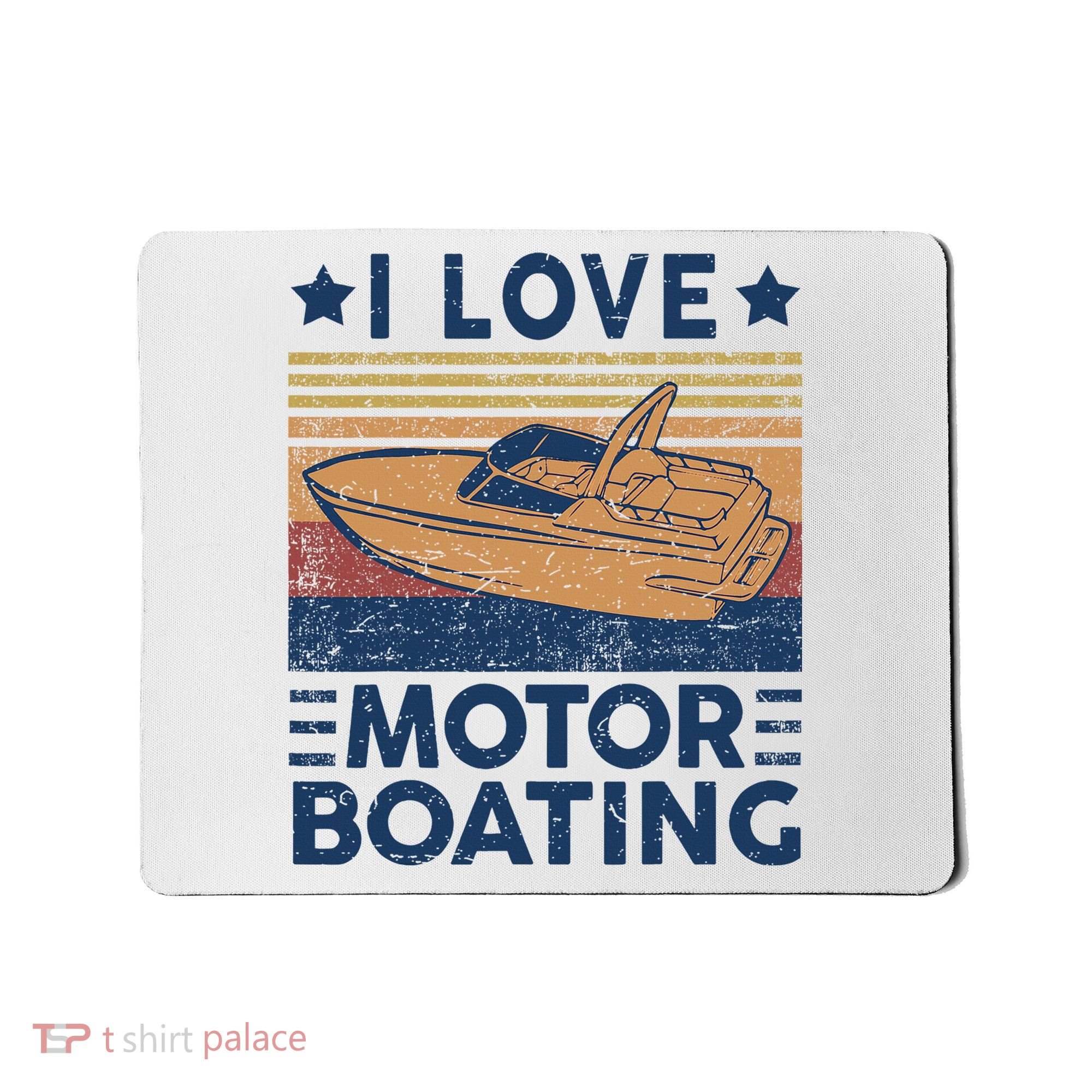 Boat Captain I Love Motorboating Motorboating Mousepad