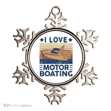 Boat Captain I Love Motorboating Motorboating Ornament