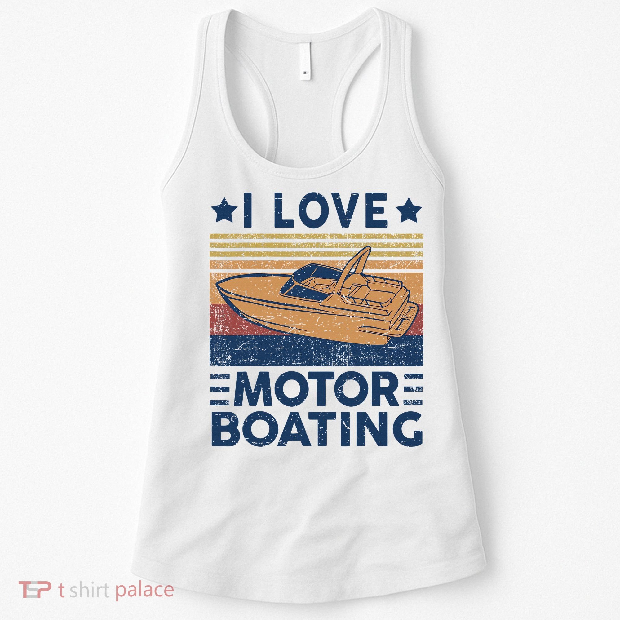 Boat Captain I Love Motorboating Motorboating Women's Tank Top