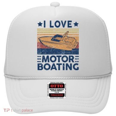 Boat Captain I Love Motorboating Motorboating Hat