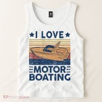 Boat Captain I Love Motorboating Motorboating Tank Top thumb 2