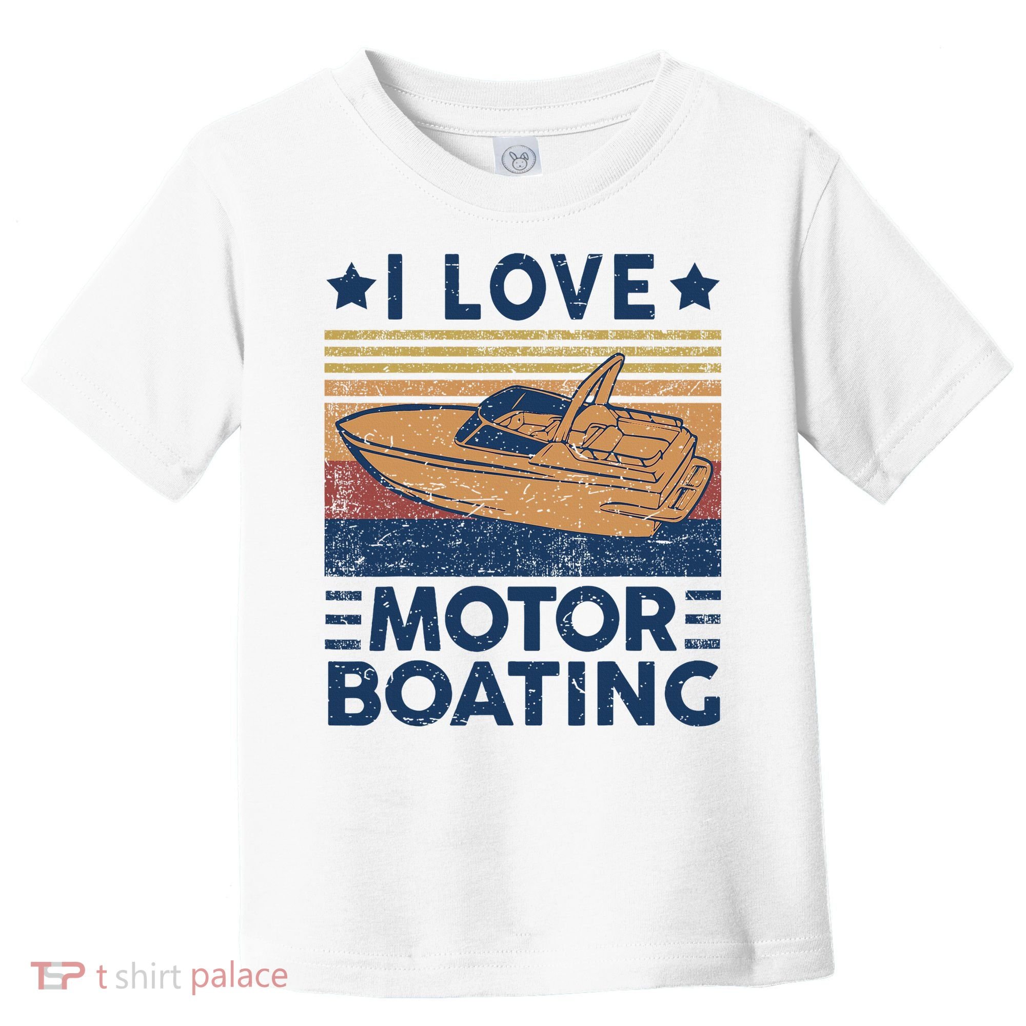Boat Captain I Love Motorboating Motorboating Toddler T-Shirt
