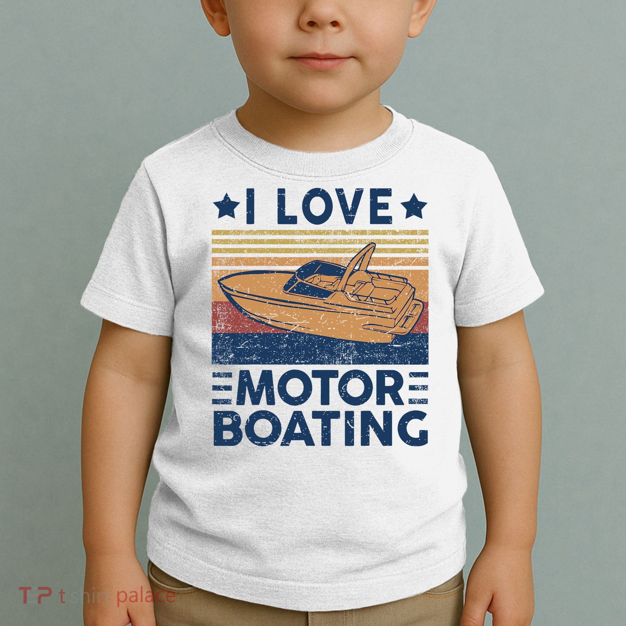 Boat Captain I Love Motorboating Motorboating Toddler T-Shirt